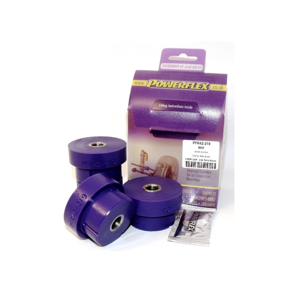 Silent-Bloc Powerflex Bras Arrière Rover MGF -2002 (2 Pièces) - PF-R42219-2 - PFR42-219 - 5055676505316