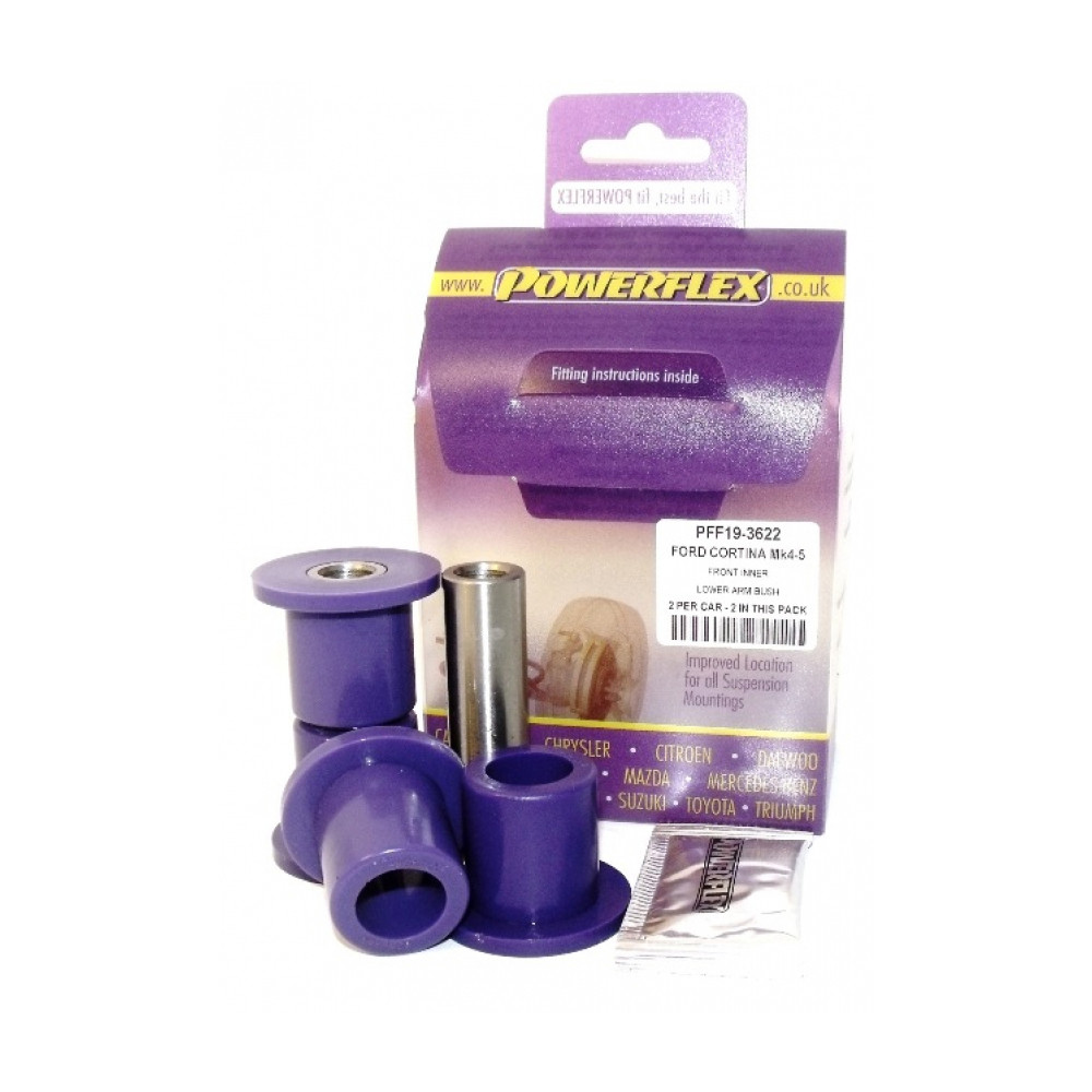 Silent-Bloc Powerflex Bras Avant Inférieur Ford Cortina MK4/5 (2 Pièces) - PF-F193622-2 - PFF19-3622 - 5055676503428