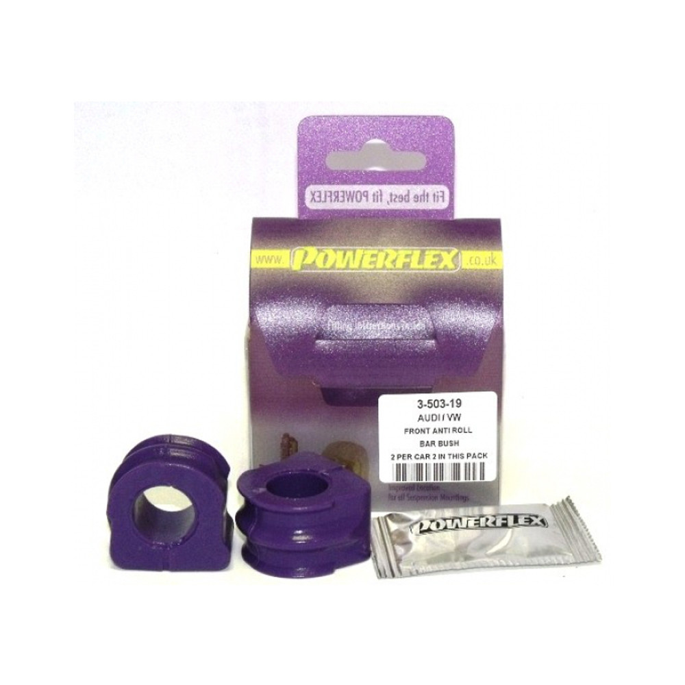 Silent-Bloc Powerflex Barre Anti-Roulis Audi S3 4 Roues Motrices 19mm (2 Pièces) - PF-F0350319-2 - PFF3-503-19 - 5055676500953