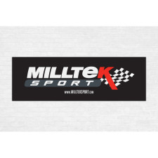 Milltek Sport banner nero 1840x600 mm
