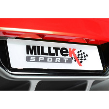 Milltek-Kennzeichen Weiß