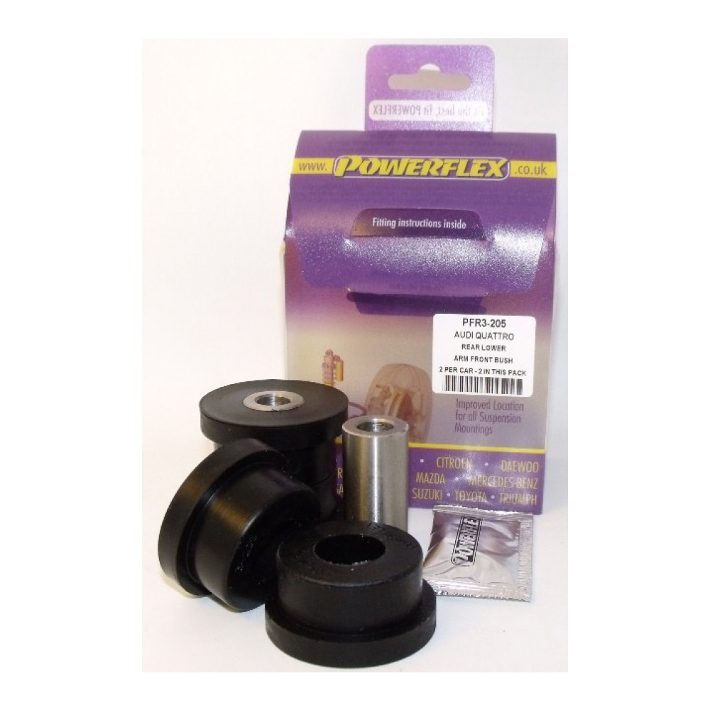 Silent-Bloc Powerflex Unterer Arm Hinten Silentbloc Avant Audi S2 (2 Stück) - PF-R3205-2 - PFR3-205 - 5055676500786