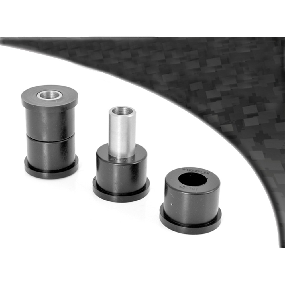 Powerflex Bushing Black Front Wishbone Front Bush Nissan Sunny GTiR (2 Pieces) - PF-F46101-2N - PFF46-101BLK - 5055676521408