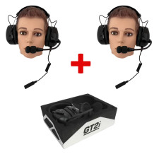 Communication pack 2x GT2i Pro headsets (Stilo plug) + free Kielder® support