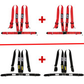 Pack 2x harnais GT2i 4 points 3" pour berline