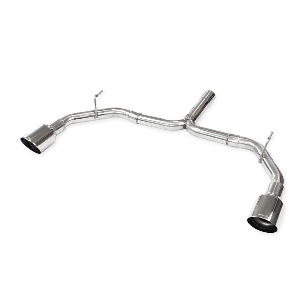 Inoxcar rear exhaust without muffler right + left 100 Racing for Alfa Romeo Giuletta 1750Tbi Veloce 240cv 2016 on - IC-ALGI12RA - ALGI.12.10RA - 3666618091839