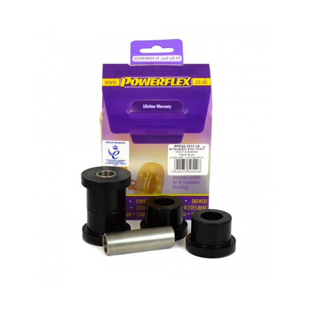 Powerflex Bushing Front Wishbone Front Bush Mitsubishi Evo 8 / 9 (2 Pieces) - PF-F44-1011-14-2 - PFF44-1011-14 - 5055676505408
