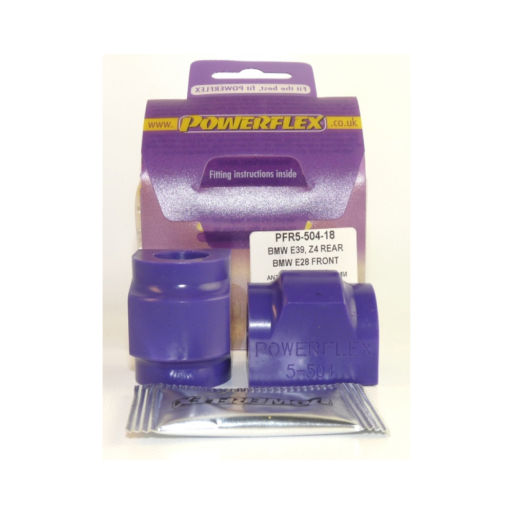 Silent-Bloc Powerflex Braccio Barra Anti-Rollio Posteriore 18mm BMW E34 (2 Pezzi) - PF-R550418-2 - PFR5-504-18 - 5055676502131