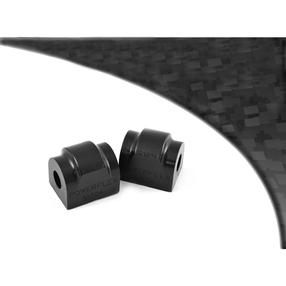 Silent-Bloc Powerflex Black Bras Barre Anti-Roulis Arrière 18mm BMW E34 (2 Pièces) - PF-R550418-2N - PFR5-504-18BLK - 5055676513014