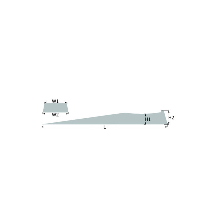 Rampes de levage basses BG-Racing 445x250x65 (la paire) - BG-R229 - BGR229 - 5060252099721