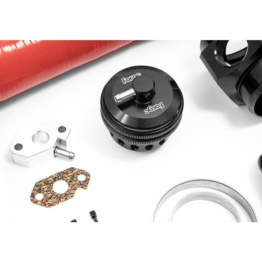 Valvola pop-off aperta Forge per VAG 1.2 TSi nera - FO-FMDV12VAG-N.R - FMDV12VAG-RED-BLA