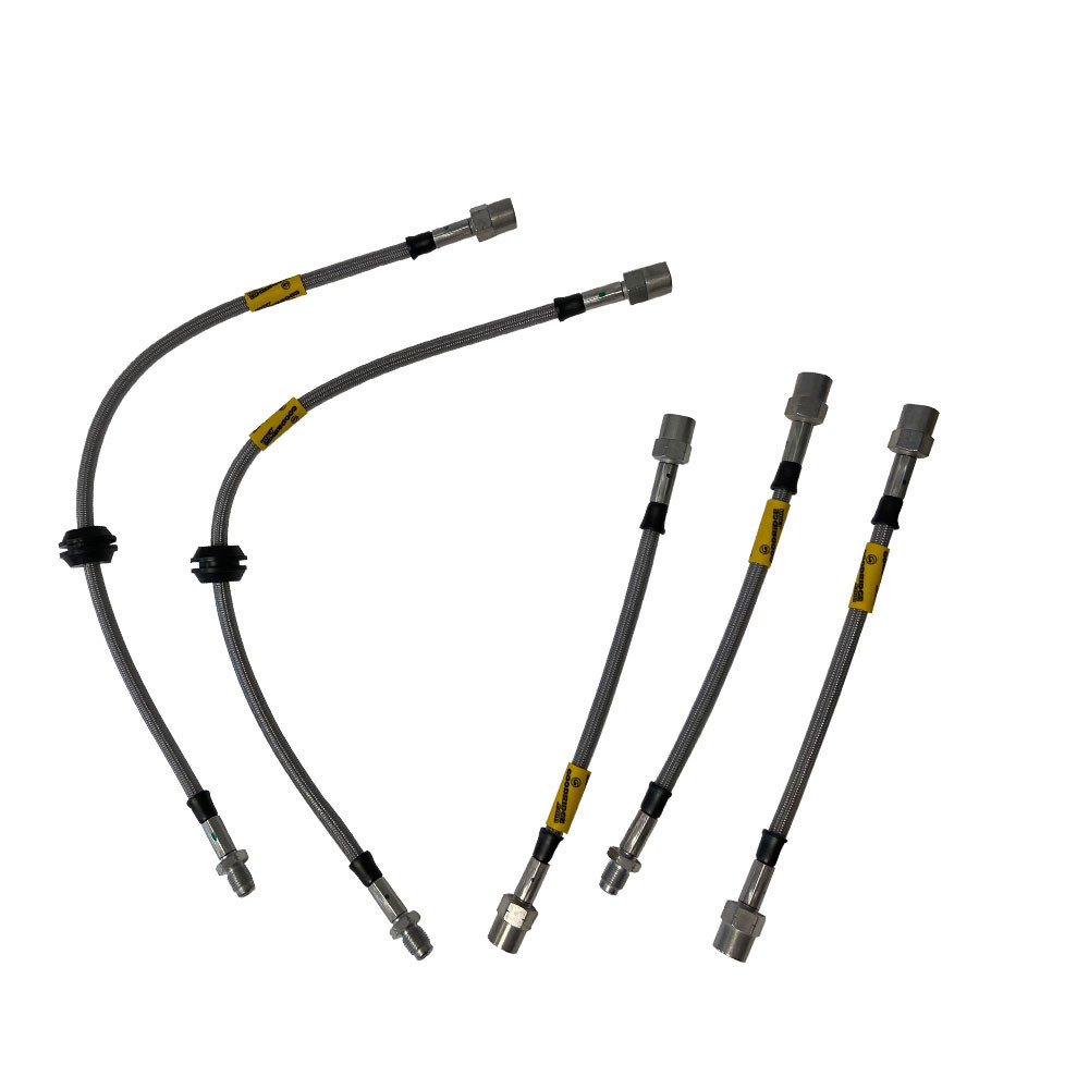 Kit flexibles de frein Goodridge VK5 Fiat 124 Sport Coupe 1967-1976 - G-TFT0400-5P - SFT0400-5F - 3661768550717