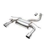 Silencieux arrière avec valve Inoxcar pour Audi TT (8S) 2,0TFSI Coupé Quattro S-Line 2014-2018