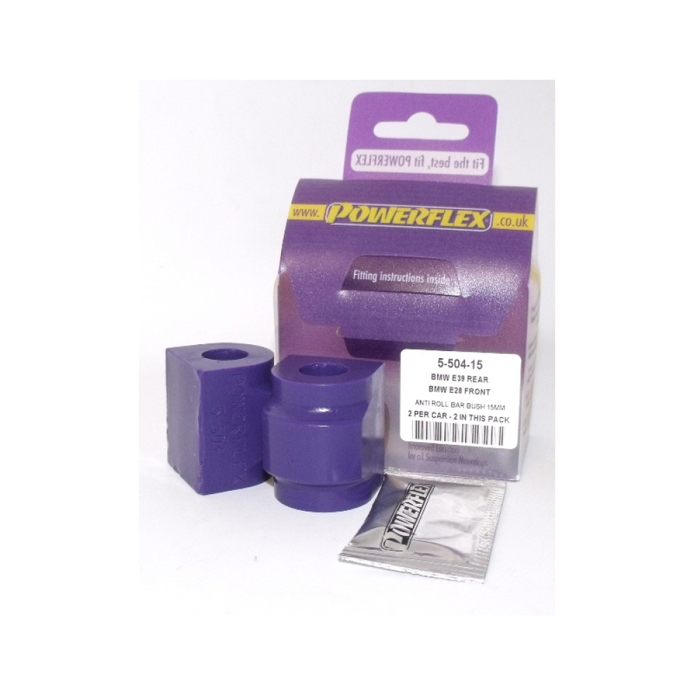 Silent-Bloc Powerflex Braccio Barra Anti-Rollio Posteriore 15mm BMW E39 (2 Pezzi) - PF-R550415-2 - PFR5-504-15 - 5055676502094