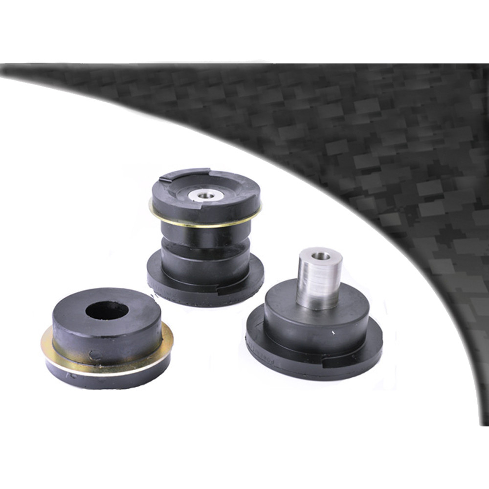 Powerflex Bushing Black Rear Subframe Front Bush BMW E46 (2 Pieces) - PF-R54610-2N - PFR5-4610BLK - 5055676501950
