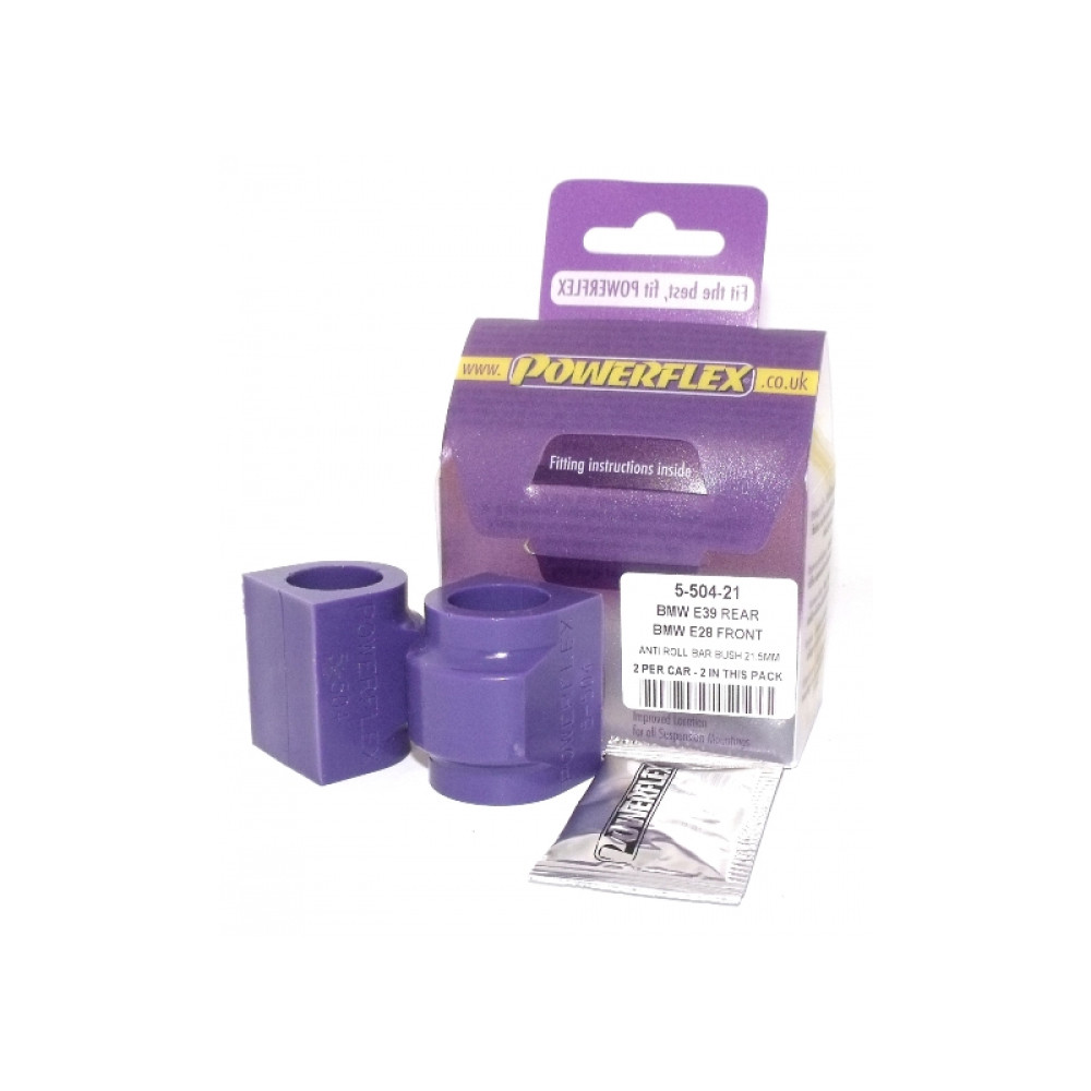 Silent-Bloc Powerflex Barre Barre Anti-Roulis 21mm BMW E28 (2 Pièces) - PF-R550421-2 - PFR5-504-21 - 5055676502162