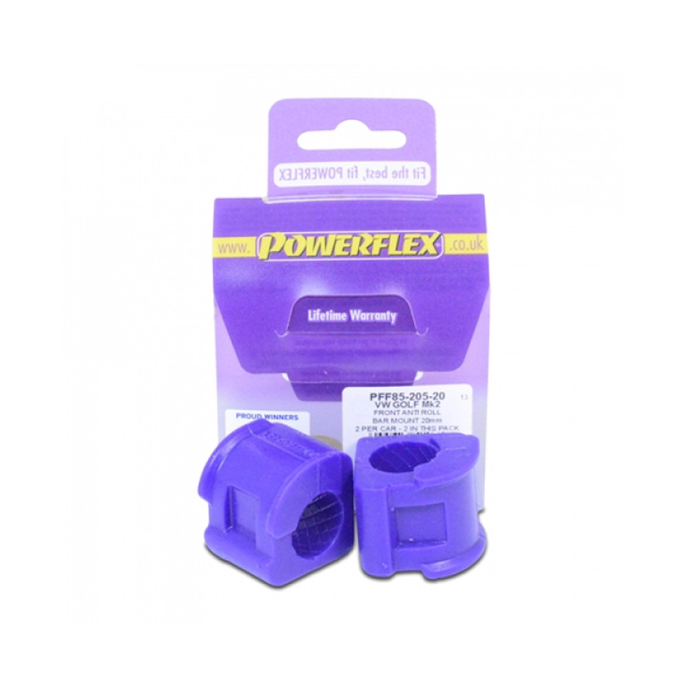 Powerflex Bushing Front Anti-Roll Bar 20mm Volkswagen Golf 2 / 3 (2 Pieces) - PF-F8520520-2 - PFF85-205-20 - 5055676510358