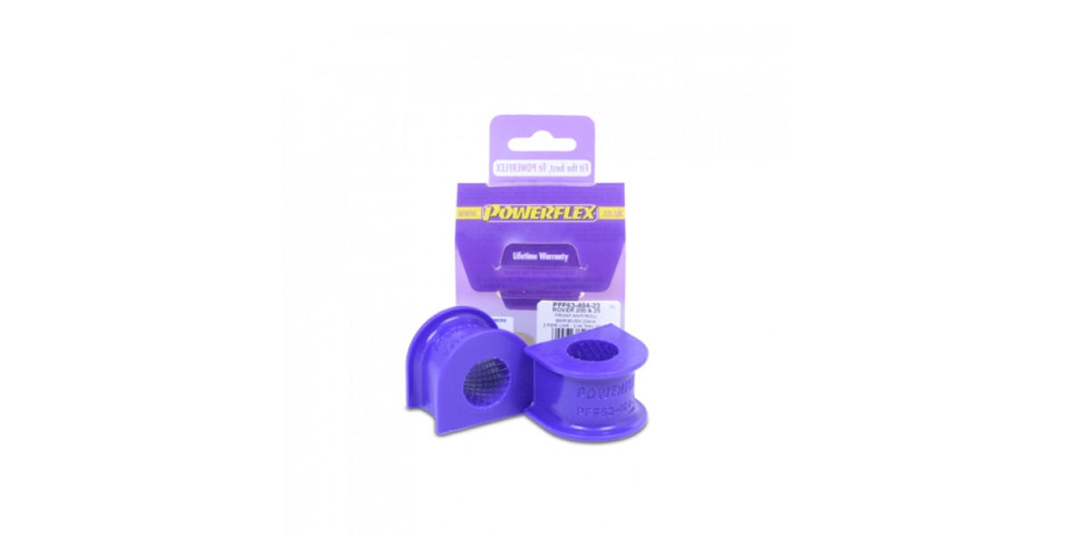 Silent-Bloc Powerflex Barre Anti-Roulis 23mm Avant Rover 200 (2 Pièces)