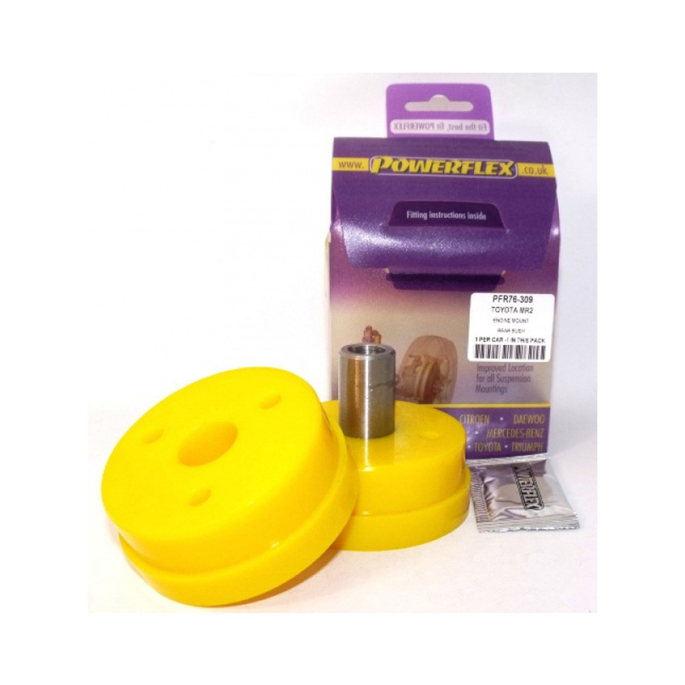 Silent-Bloc Powerflex Support Moteur Inférieur Arrière Toyota MR2 (1 Pièce) - PF-R76309-1 - PFR76-309 - 5055676509185