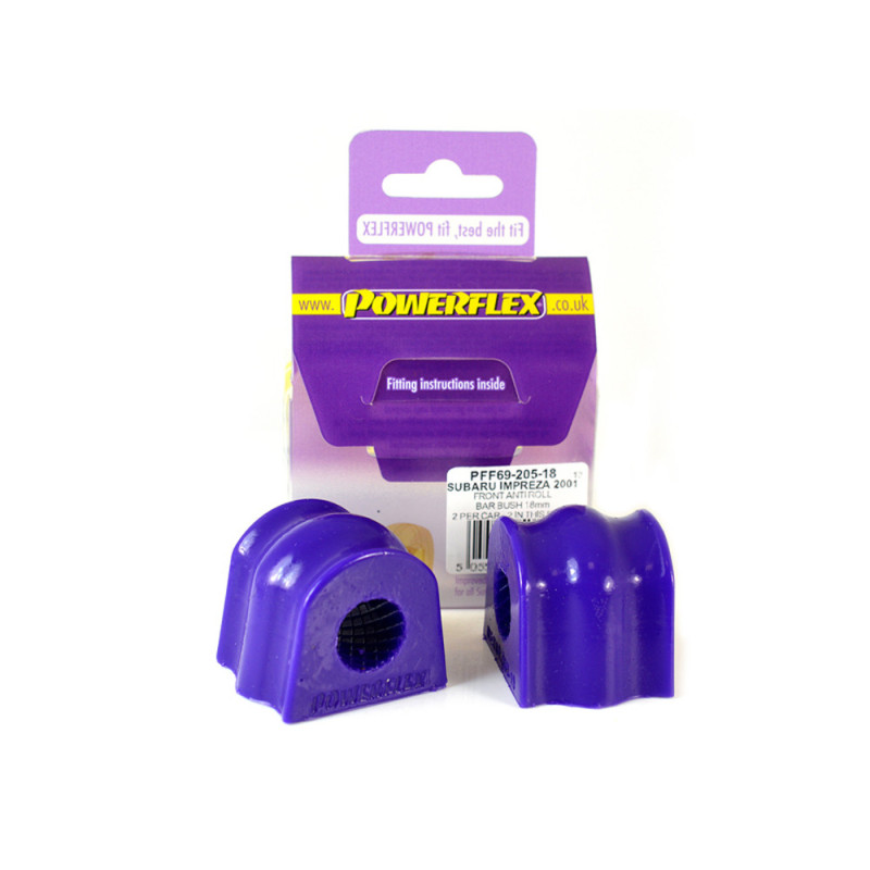 Silent-Bloc Powerflex Anti-Roll Vorderrad 18mm Subaru Impreza WRX (2 Stück) - PF-F6920518-2 - PFF69-205-18 - 5055676508386
