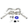 Silencieux 50mm droit + gauche avec valve Inoxcar RenaultClio 4 trophy 220cv