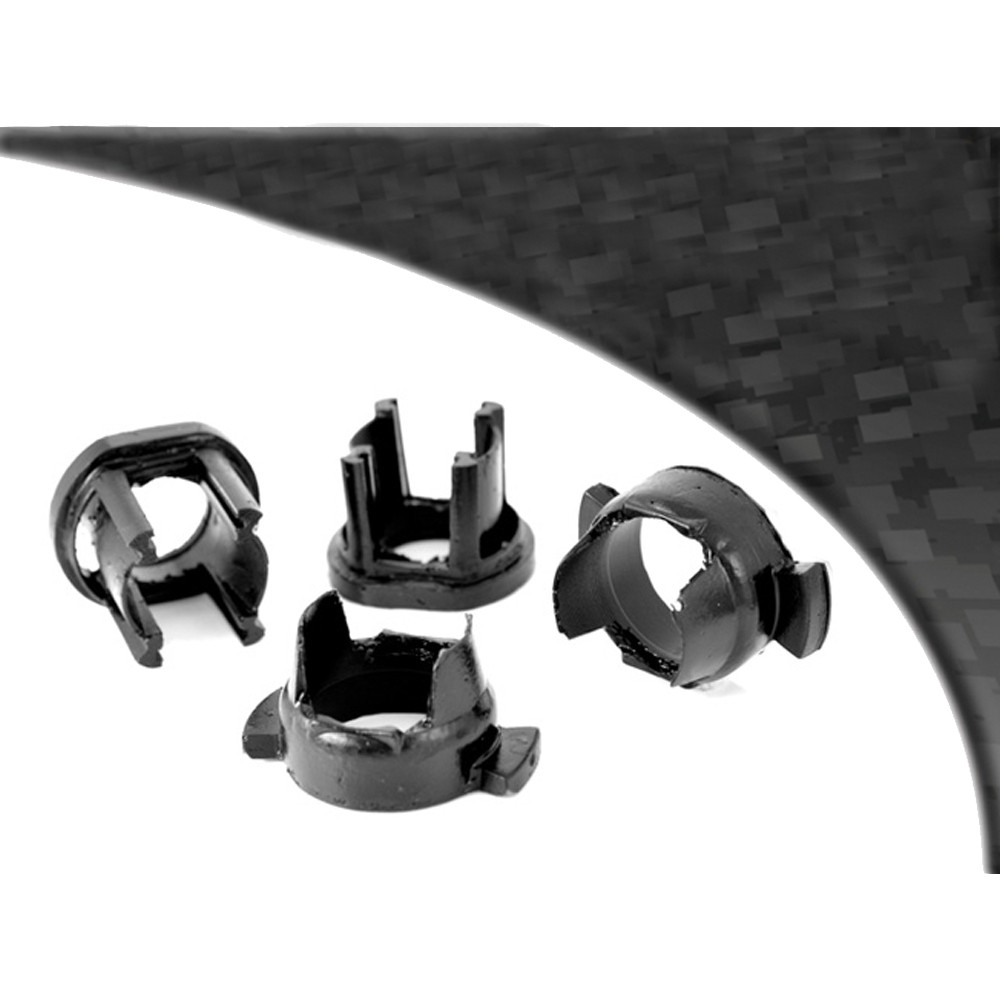 Silent-Bloc Powerflex Black Posteriore Peugeot 206 Inserto Posteriore (2 Pezzi) - PF-R50413-2N - PFR50-413BLK - 5055676517333