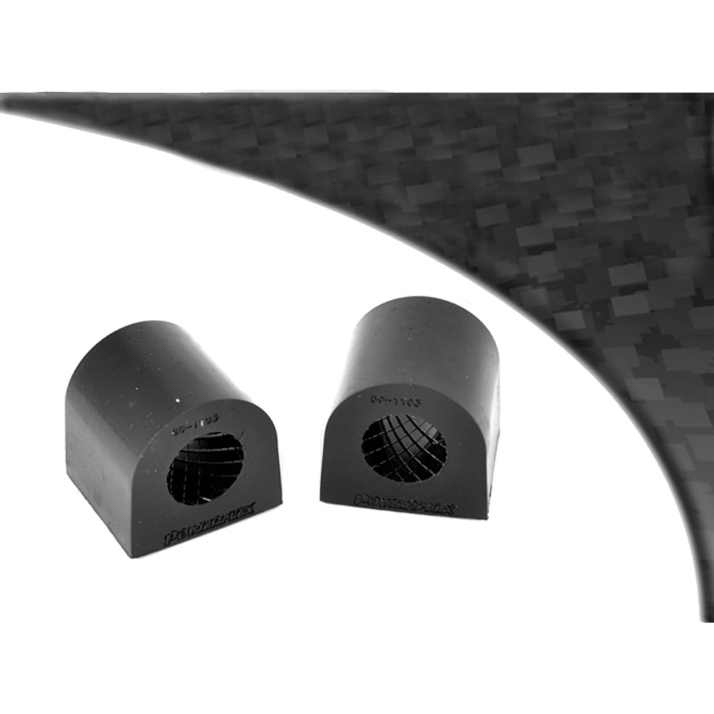 Silent-Bloc Powerflex Black Barra Anti-Rollio Anteriore 19mm Opel Corsa D (2 Pezzi) - PF-F80110319-2N - PFF80-1103-19BLK x2 - 5055676522320