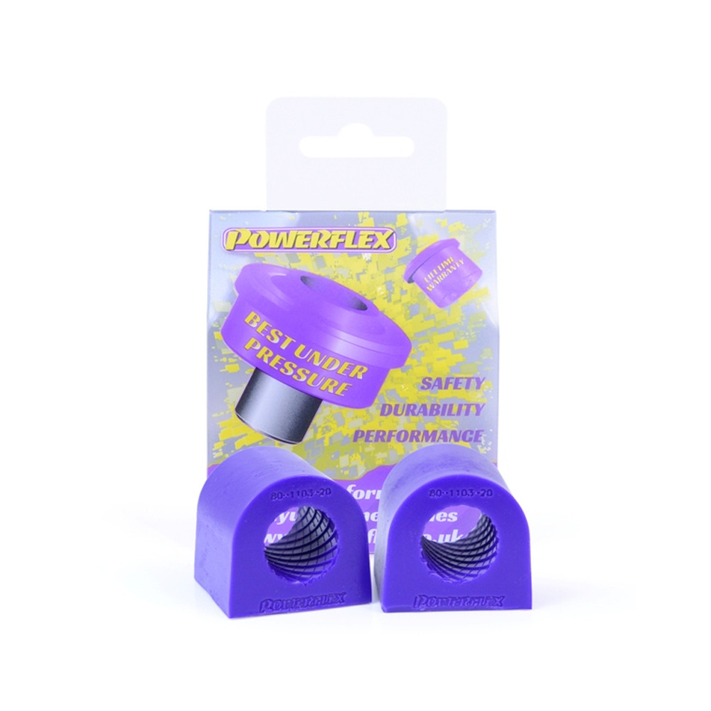 Silent-Bloc Powerflex Barra Anti-Rollio D20mm Opel Corsa D (2 Pezzi) - PF-F80110320-2 - PFF80-1103-20 - 5055676516749