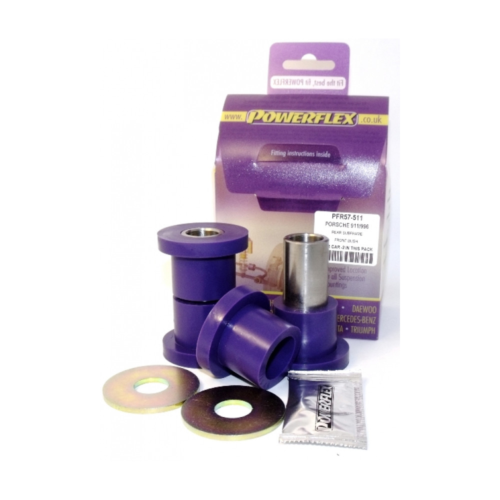 Powerflex Bushing Front Subframe Mount Engine Porsche 996 1997-2005 (2 Pieces) - PF-R57511-2 - PFR57-511 - 5055676506740