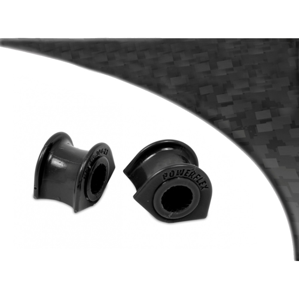 Black Silent Block (x2) Powerflex Front Anti-Roll Bar / Fiat coupé - Lancia delta - PF-F16304-23-2N - 5055676513083