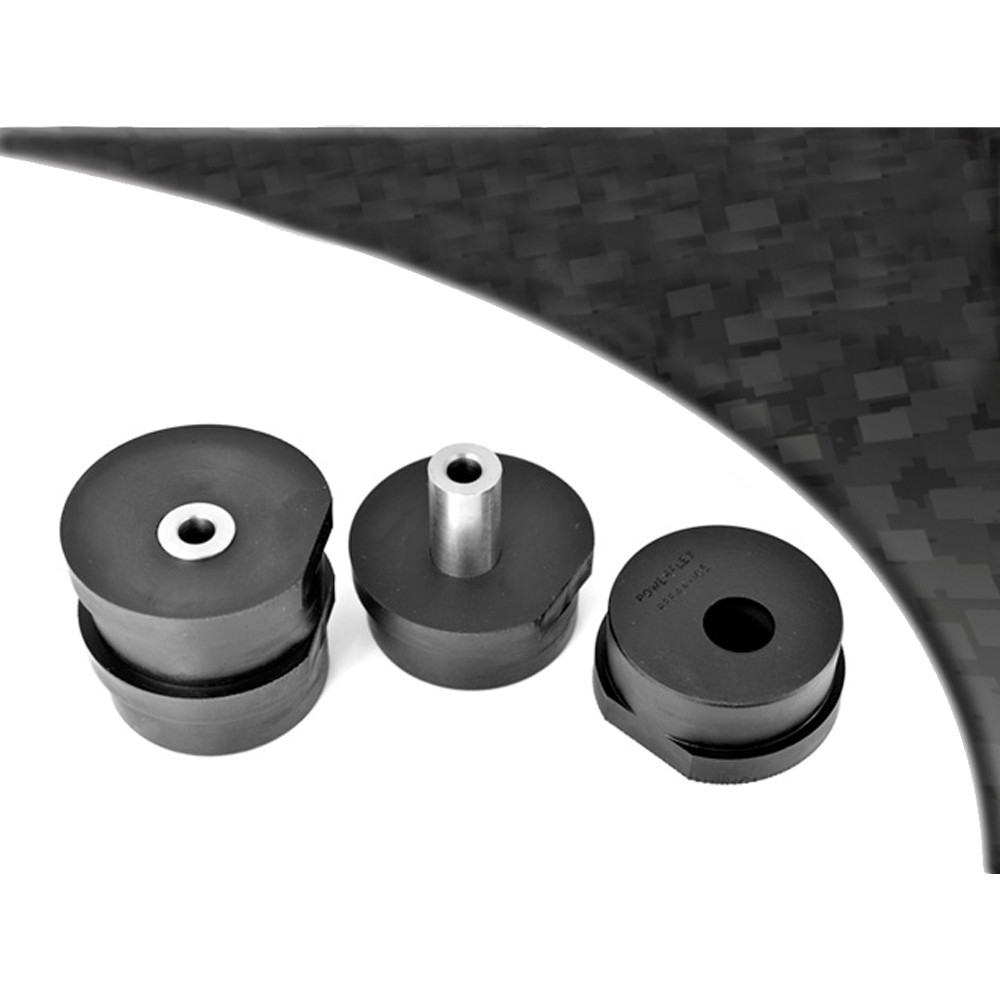 Silent-Bloc Powerflex Black Supporto Motore Superiore Mitsubishi Evo 6 (2 Pezzi) - PF-F44105-2N - PFF44-105BLK - 5055676514622