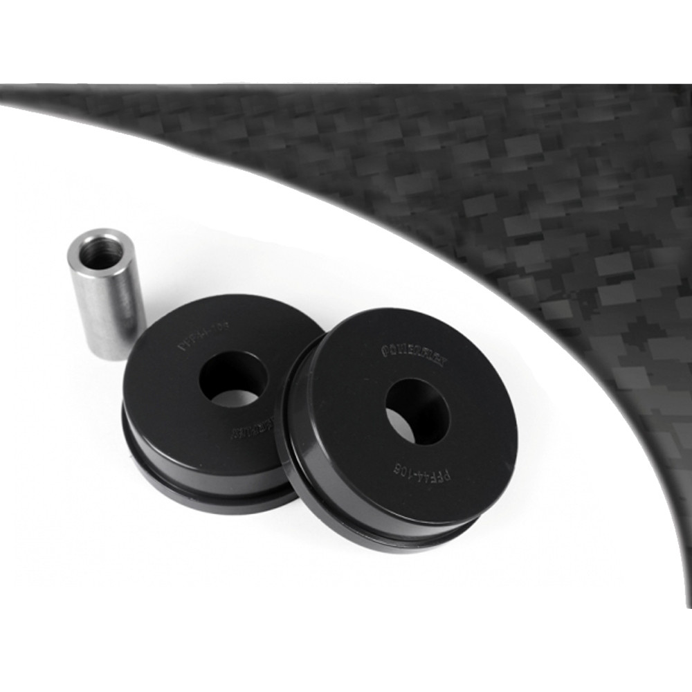 Powerflex Bushing Black Lower Engine Mount Mitsubishi EVO 6 (1 Piece) - PF-F44106N - PFF44-106BLK - 5055676514837