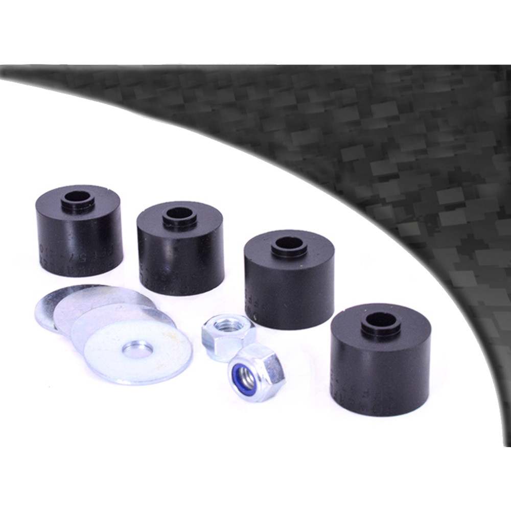 Silent-Bloc Powerflex Black Anti-Roll Bar vor der Montage Porsche 944 (2 Stück) - PF-F57210-2N - PFF57-210BLK - 5055676520135