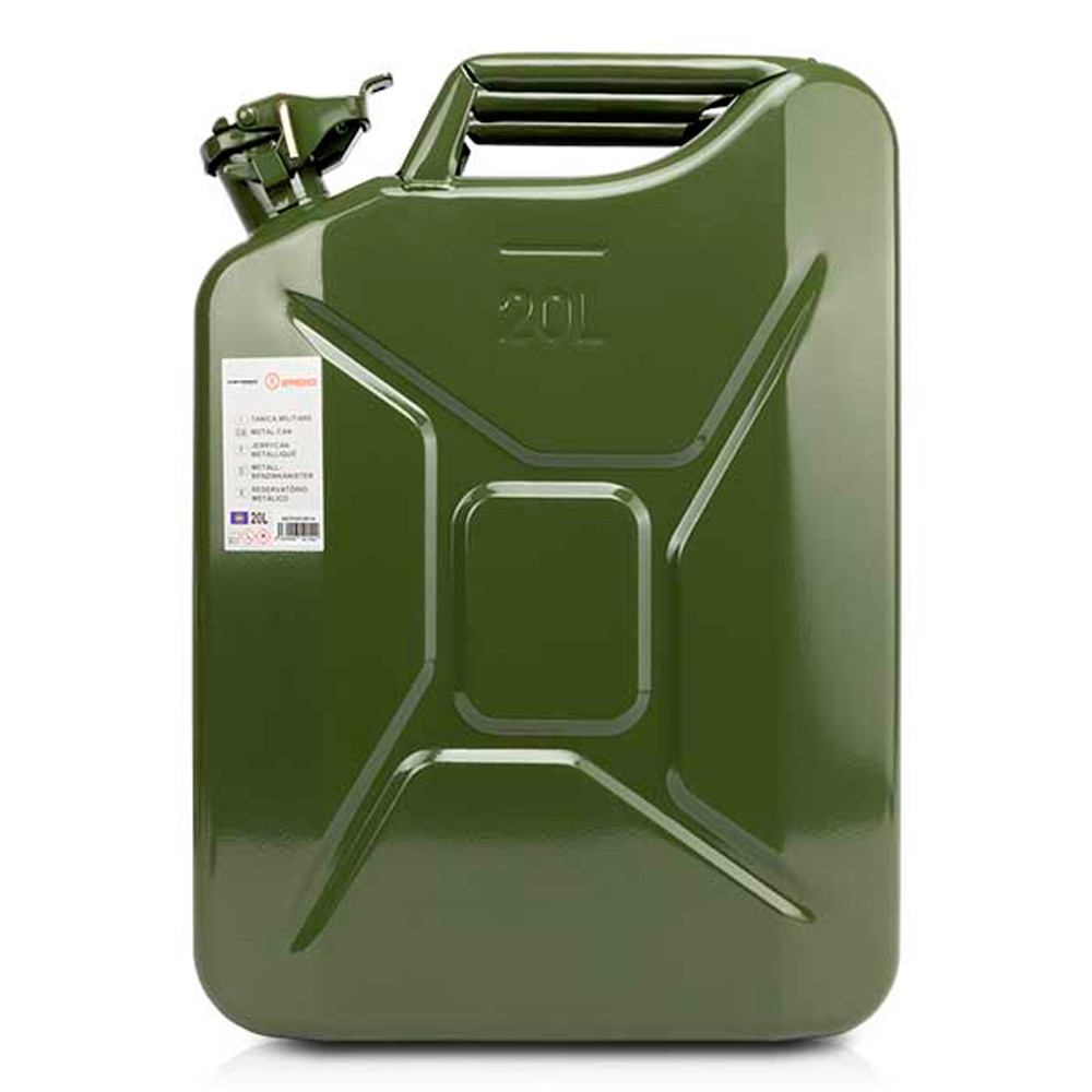 Jerrican / Bidon Métallique 20 L - AS-JER20L - 8430046141542