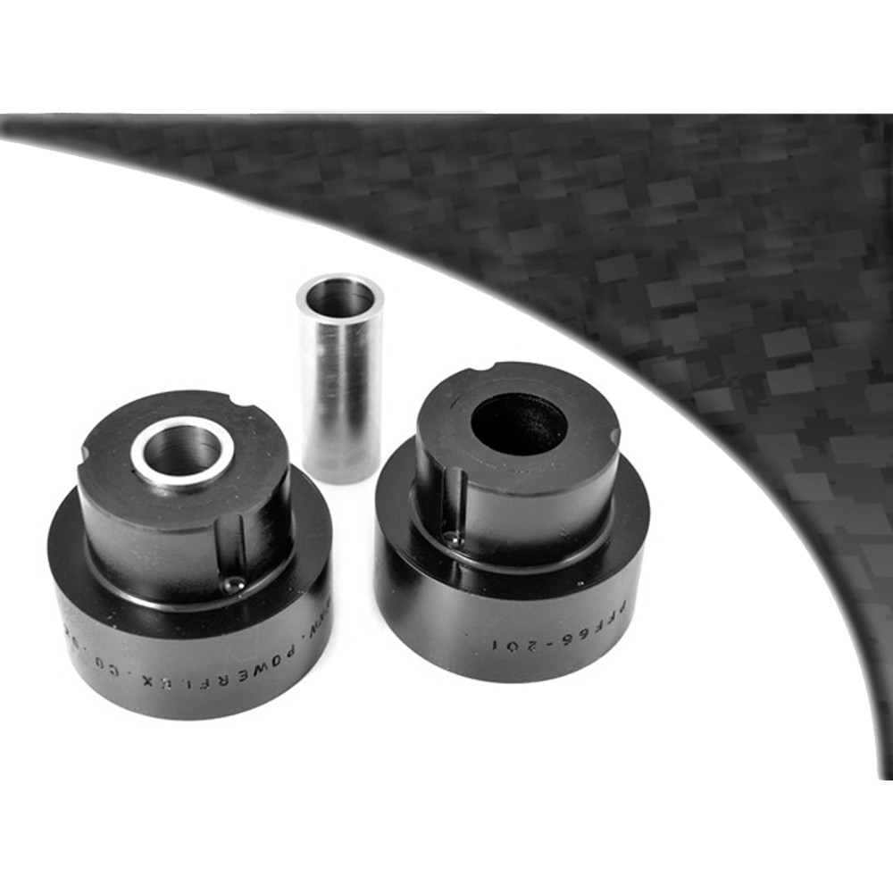 Silent-Bloc Powerflex Black Arrière Triangle Avant Saab 9 - 5 1998-2010 (2 Pièces) - PF-F66201-2N - PFF66-201BLK - 5055676522146
