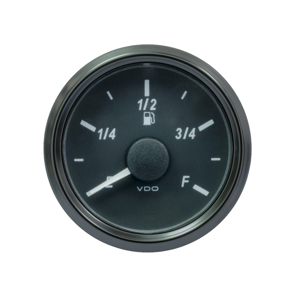 Manometro livello di benzina VDO SingleViu diametro 52mm fondo nero indicatore a leva 3-90ohm - V-NE-3833140001 - A2C3833140001 - 4103590679208