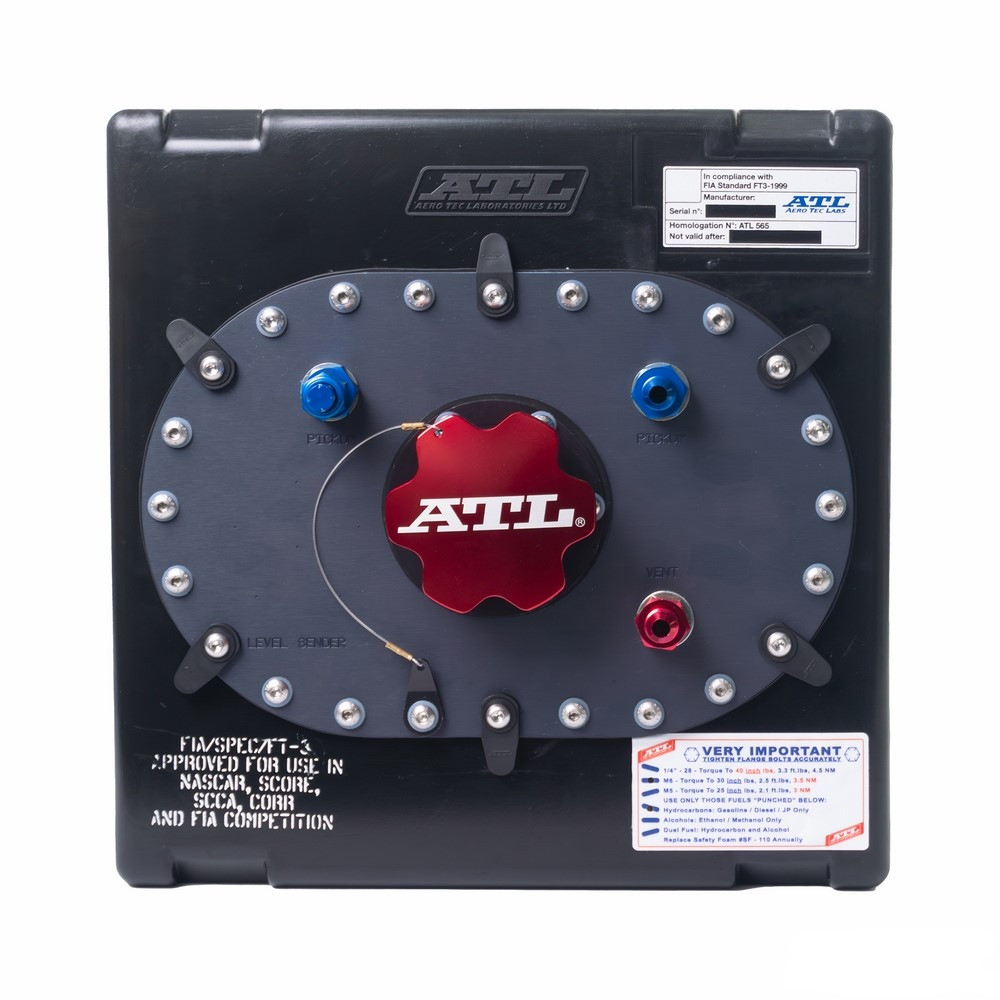 Serbatoio benzina flessibile ATL SA-AA-240 20L dimensioni 329x329x225mm FIA (piastra 6x10) - ATL-SA-AA-240 - SA-AA-240 - 3666618120607
