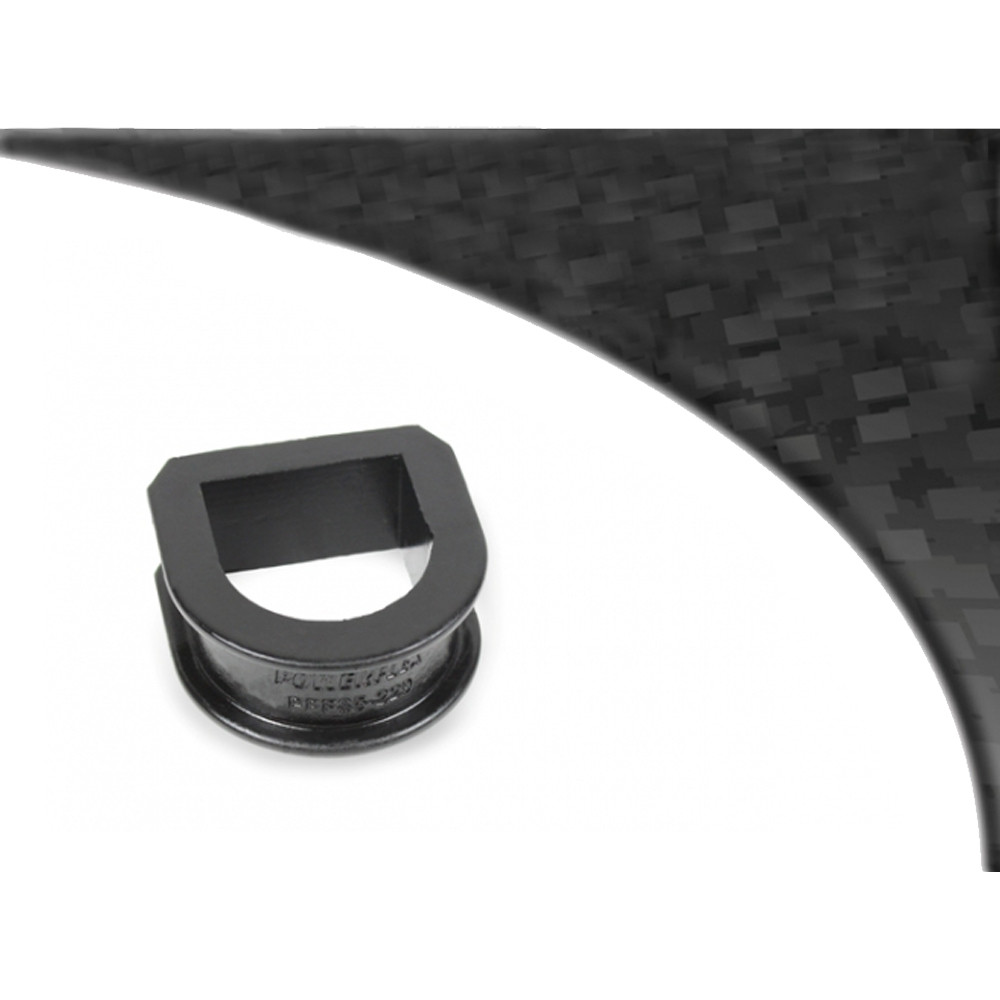 Powerflex Bushing Black Steering Rack Mount Volkswagen Golf 1 (1 Piece) - PF-F85229N - PFF85-229BLK - 5055676514158