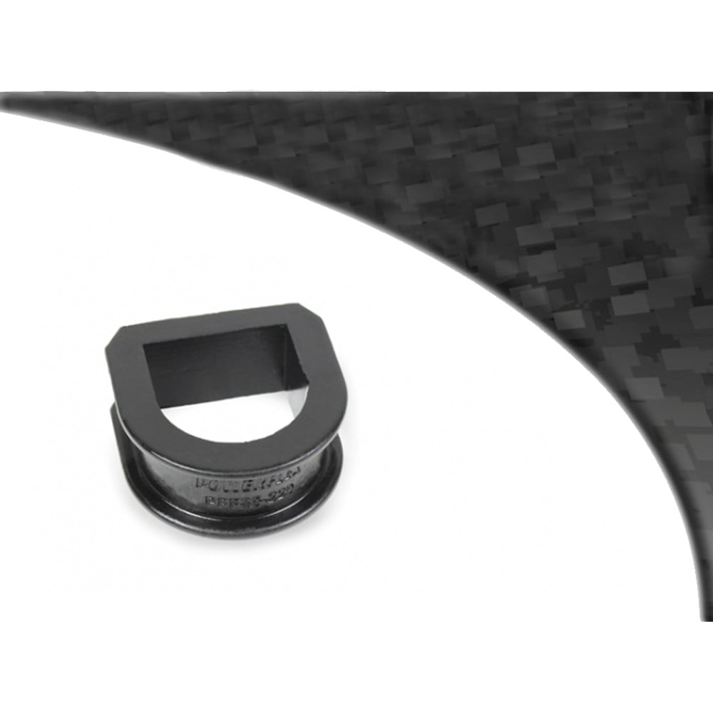 Silent-Bloc Powerflex Black Fissaggio Scatola dello Sterzo Volkswagen Golf 1 (1 Pezzo) - PF-F85229N - PFF85-229BLK - 5055676514158