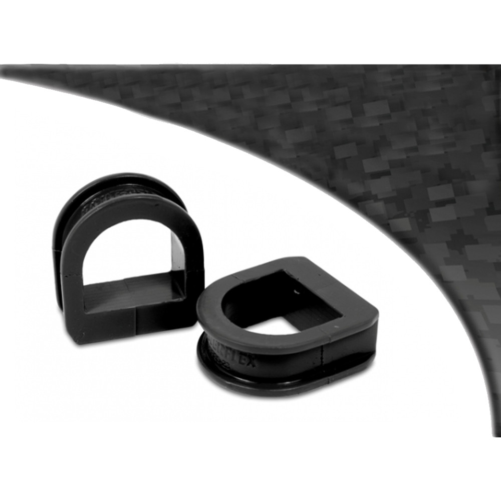 Silent-Bloc Powerflex Black Crémaillère Volkswagen Golf 2 ss DA (2 Pièces) - PF-F85231-2N - PFF85-231BLK - 5055676515148