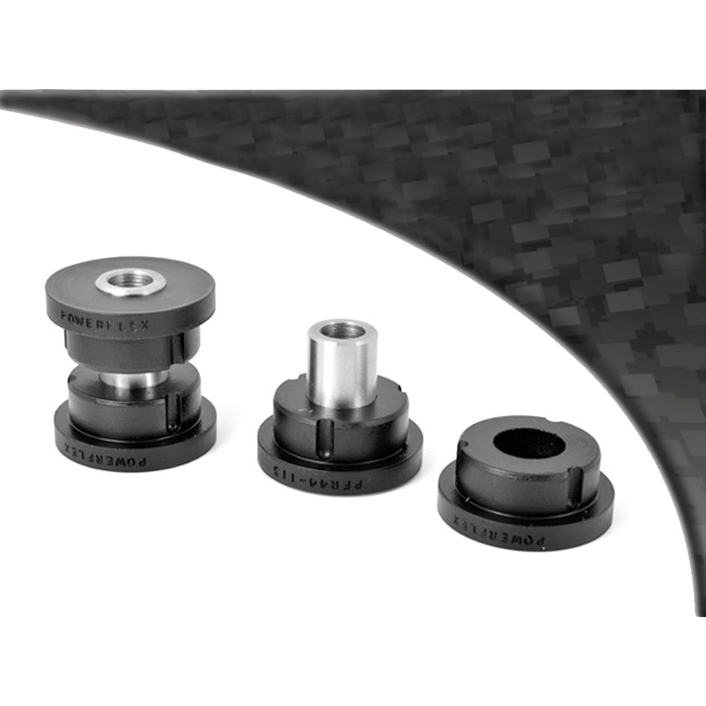 Silent-Bloc Powerflex Black Bras Arrière Mitsubishi Evo 4 / 5 / 6 / 7 (2 Pièces) - PF-R44115-2N - PFR44-115BLK - 5055676513397