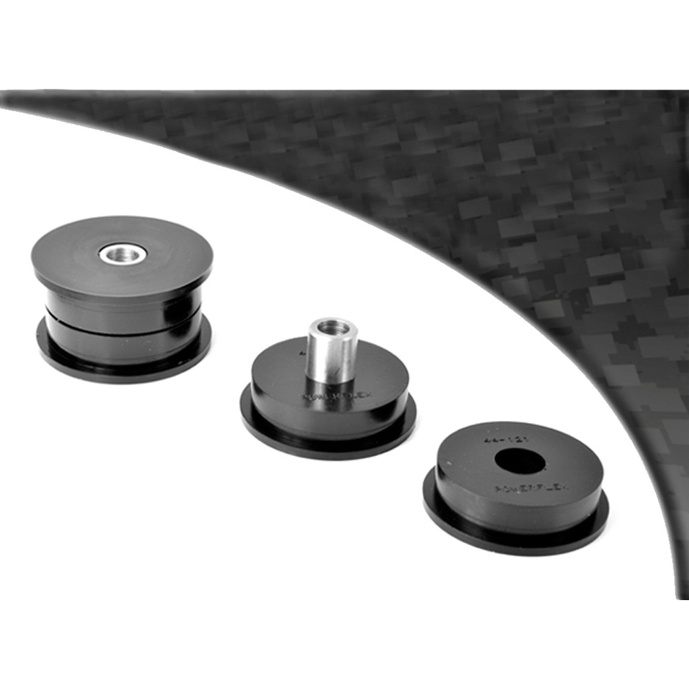 Silent-Bloc Powerflex Black Différentiel Arrière Arrière Mitsubishi Evo 8 / 9 (2 Pièces) - PF-R44121-2N - PFR44-121BLK - 5055676516916