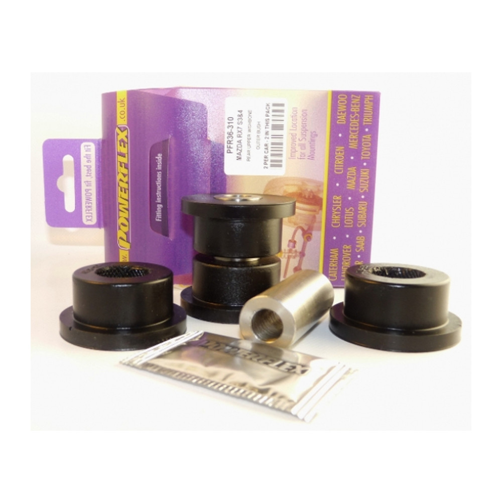 Silent-Bloc Powerflex Bras Arrières Exterieurs Mazda RX7 (2 Pièces) - PF-R36310-2 - PFR36-310 - 5055676505064