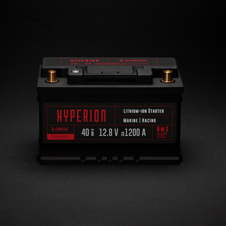 Batterie Lithium Atomique Batteries Hyperion 40-T6 Lithium-ion LiFePO4 12V haute performance 40Ah