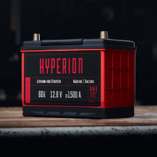 Batterie Lithium Atomique Batteries Hyperion 60 Lithium-ion LiFePO4 12V haute performance 60Ah