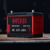 Lithium Atomic Batteries Hyperion 60 Lithium-Ionen LiFePO4 12V Hochleistungsbatterien 60Ah