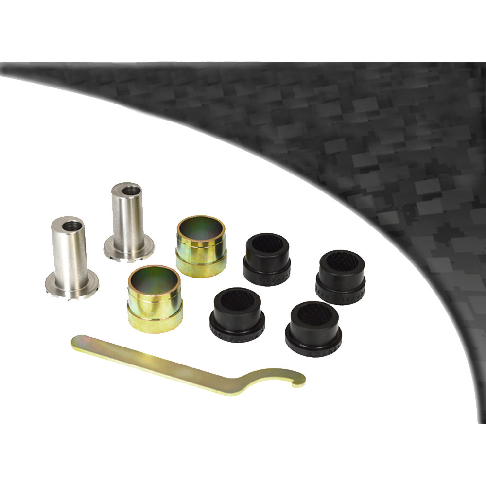 Silent Blocs POWERFLEX BLACK Vorderes verstellbares Dreieck Renault Megane 2 RS 225 R26 (2 Stück) - PF-F60501G-2N - PFF60-501GBLK - 5055676531070