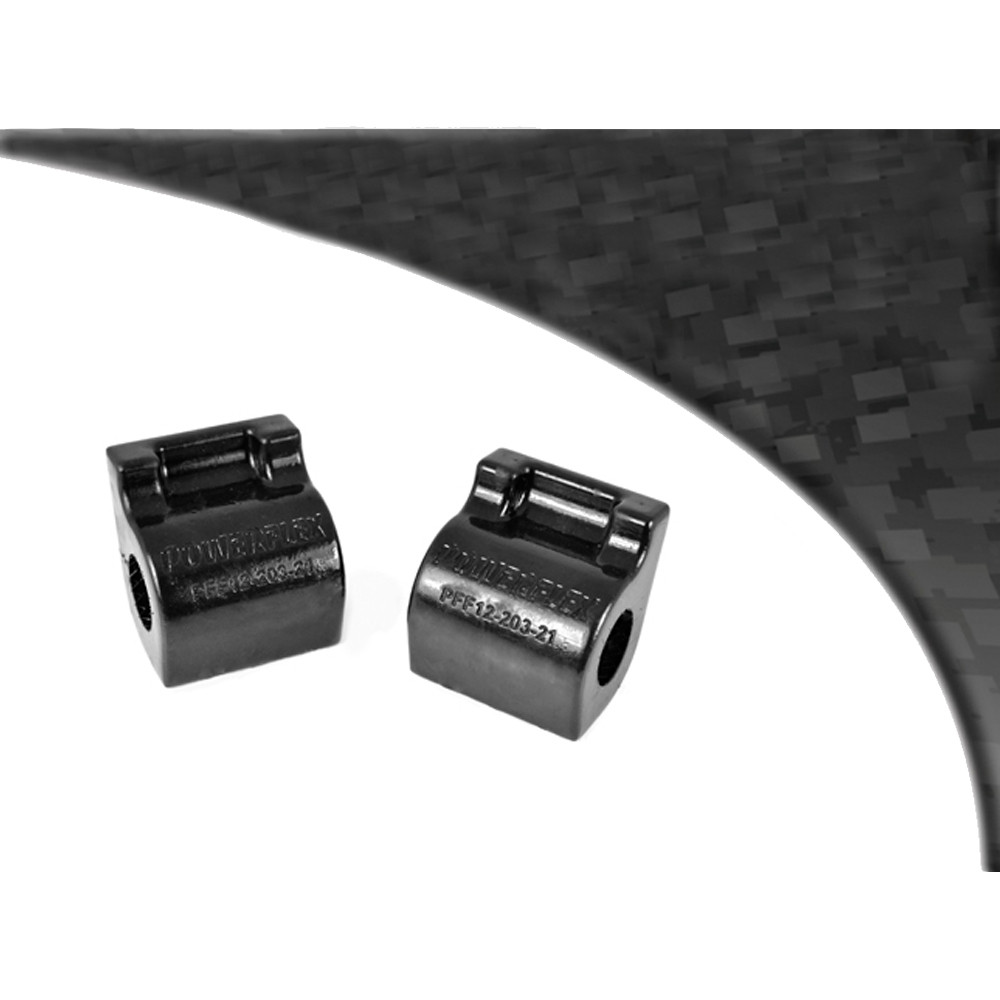 Powerflex Black Front Anti-Roll Bar Bush 21mm Citroën C2 (2 Pieces) - PF-F1220321-2N - PFF12-203-21BLK - 5055676529350