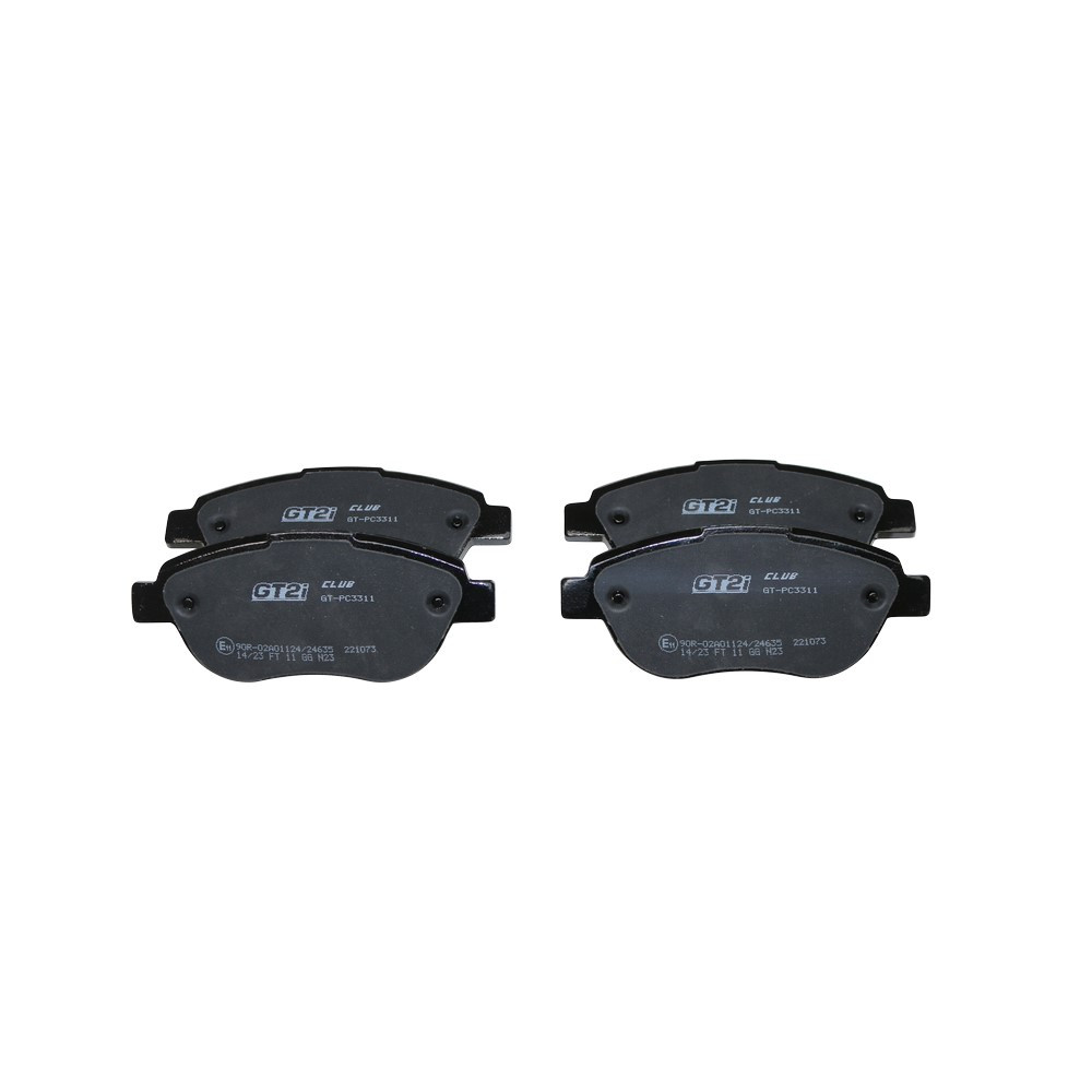 Plaquettes de frein GT2i Club Avant pour PEUGEOT 207 1.6i 16V THP 150 hp 156 hp 2006-15 - Etriers de frein Bosch  - GT-PC3311 - 3661768552735