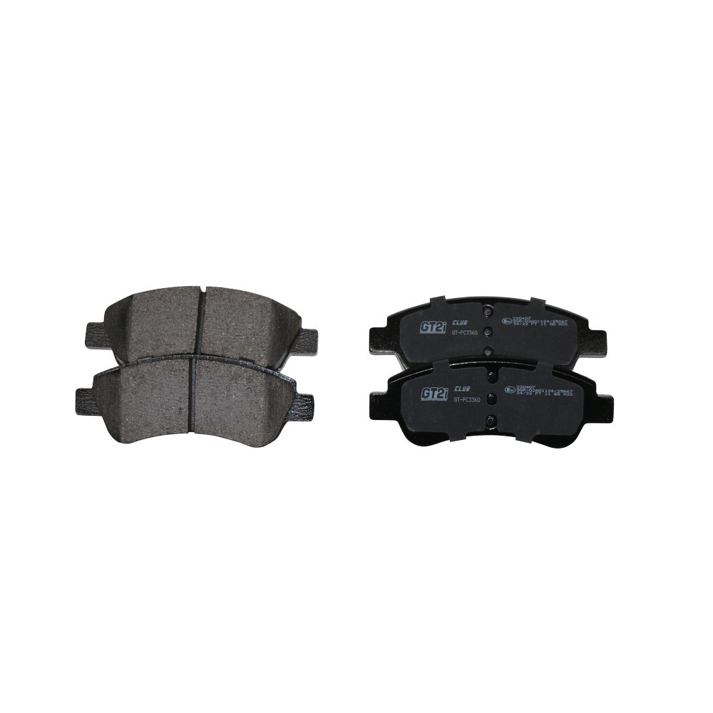 GT2i Club Front brake pads for CITROEN C2 (JM_) 1,6 VTS 90cv 2003-07-01-2012-09-01 - GT-PC3360 - 3661768552742